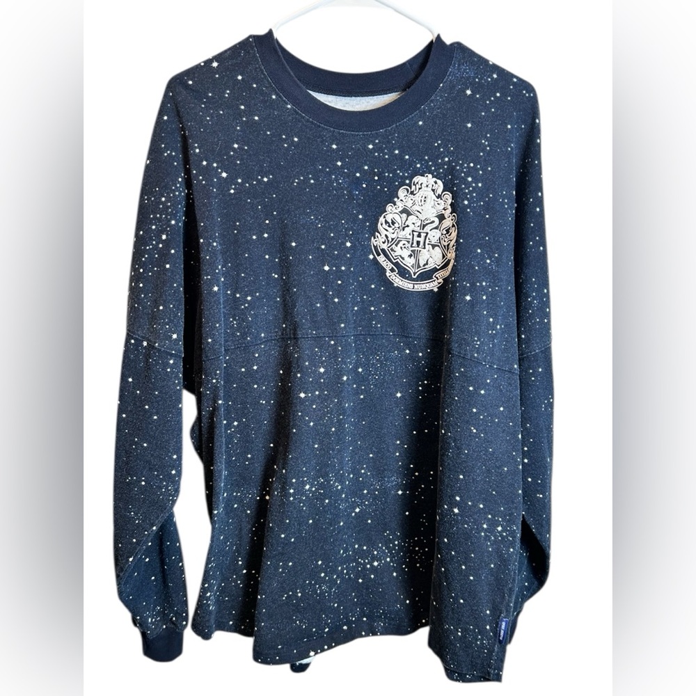 Harry Potter Hogwarts Starry Night Spirit Jersey Navy Blue Size XL